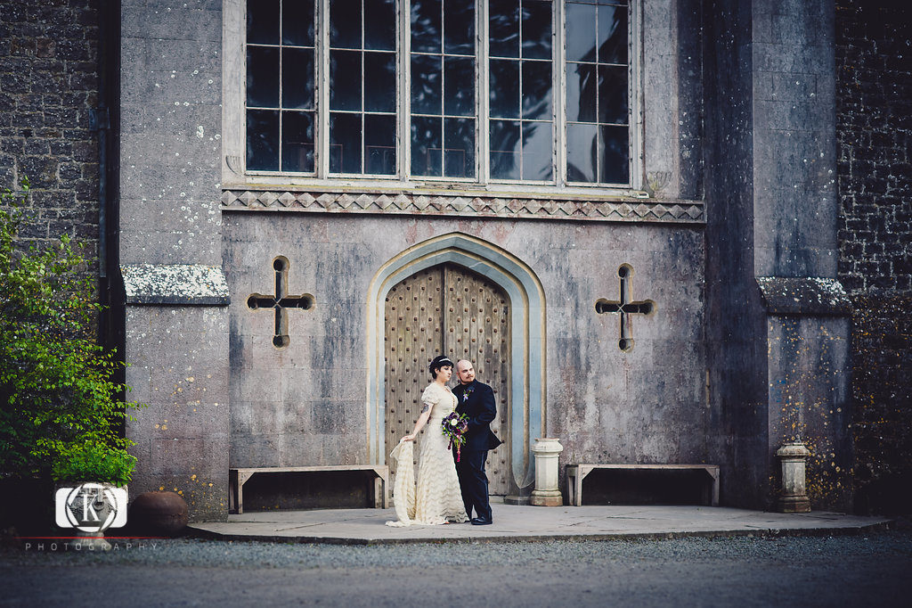 Irish castle wedding Gothic Castle elopement Elope to Ireland Elope in Ireland Elope Ireland