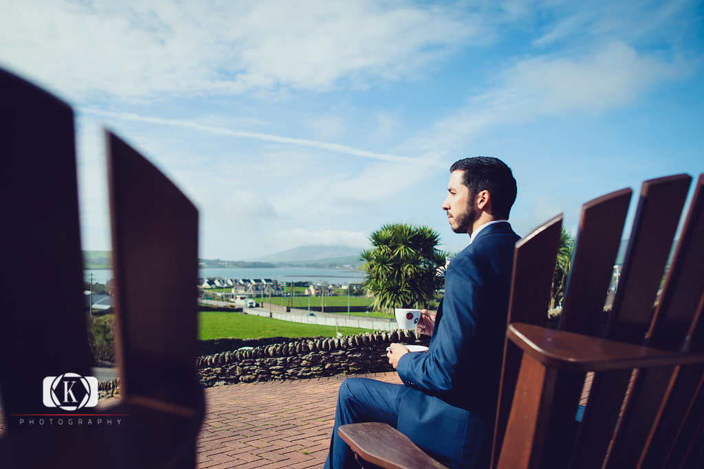 An early spring and a crisp stunning day for an elopement in Dingle