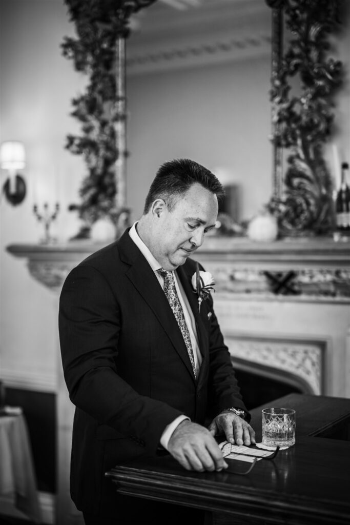 Elope To Ireland elegant wedding at Waterford castle 