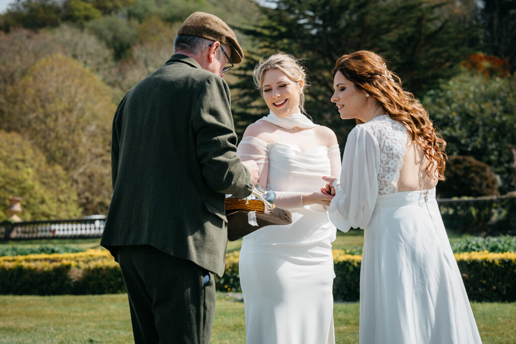 beautiful west Cork wedding ceremony at Bantry House