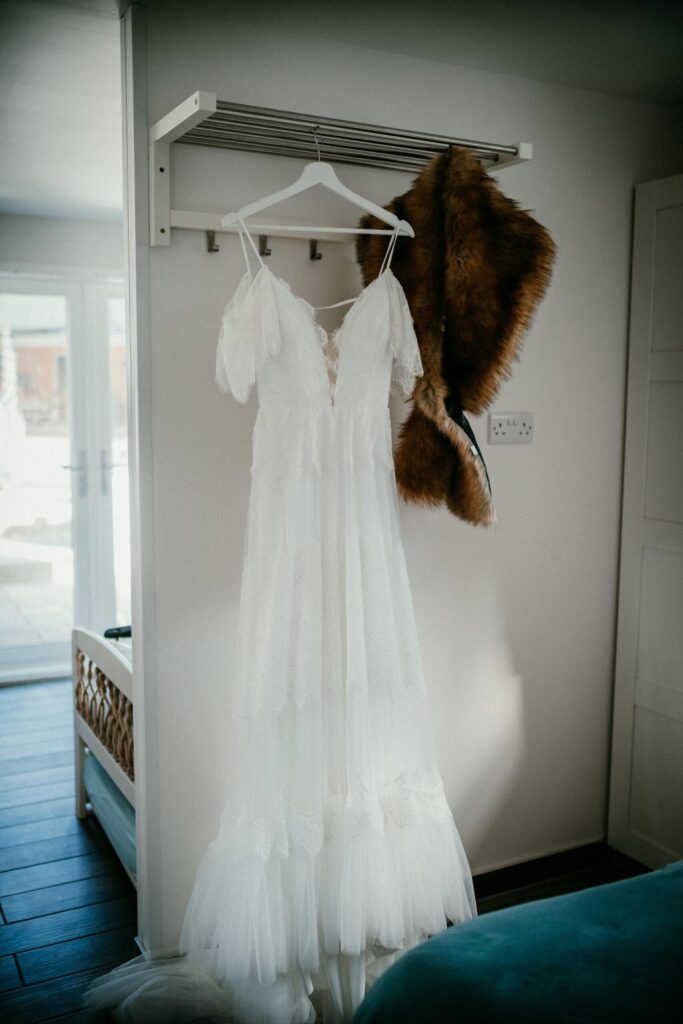 dress hanging up